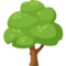 Deciduous Tree emoji on Facebook